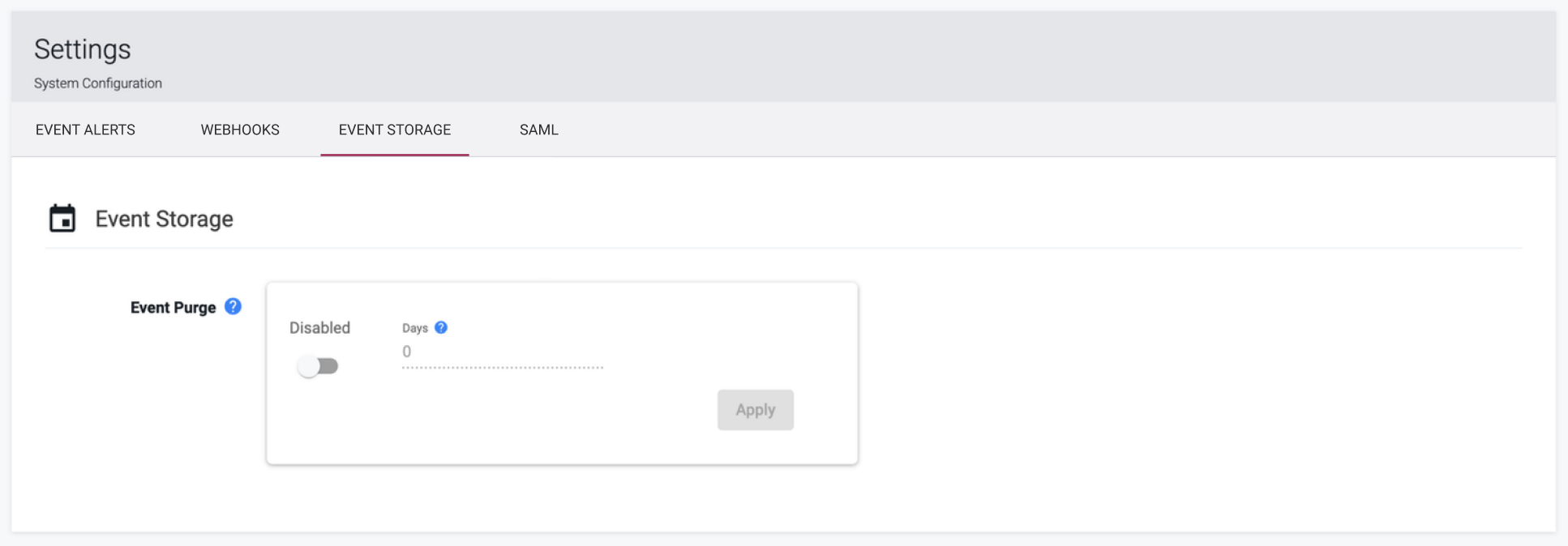 Add webhook screen