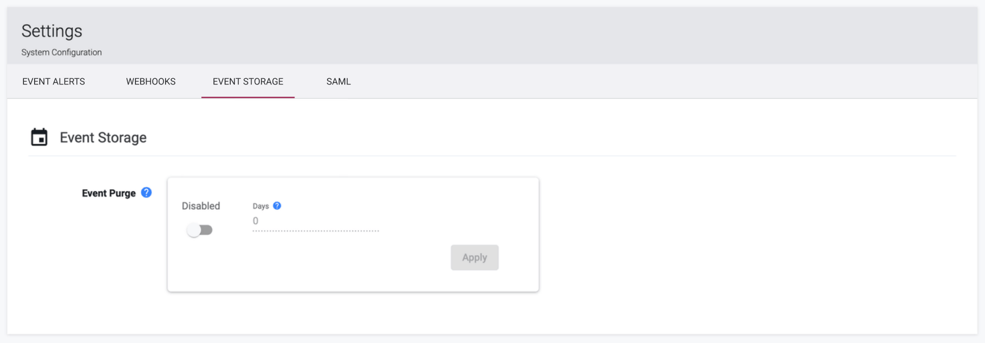 Add webhook screen
